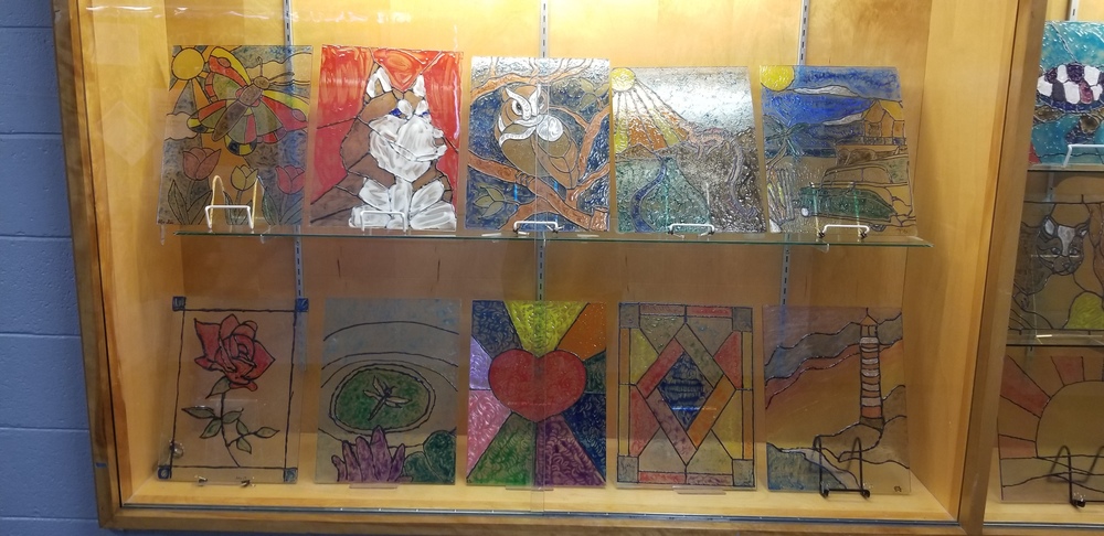Students Stained Glass Art 