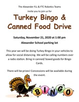 Turkey Bingo